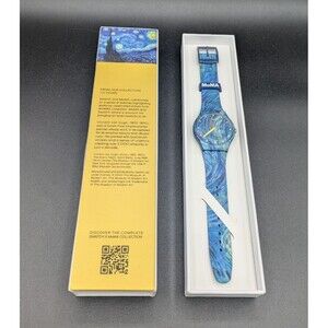 Swatch Watch Limited Edition MOMA THE STARRY NIGHT BY VINCENT VAN GOGH SUOZ335